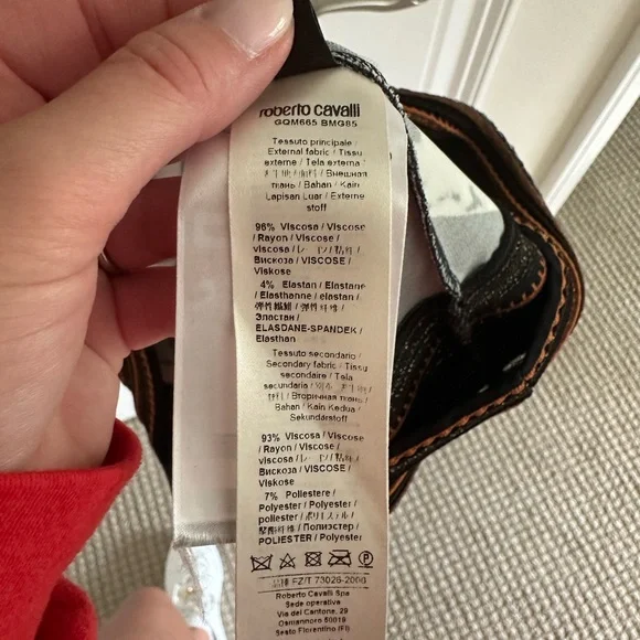 NWOT ROBERTO CAVALLI MINI DRESS. SIZE 40 (US 4) - Picture 6 of 7
